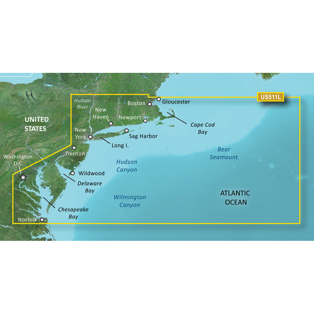 Garmin BlueChart g3 Vision HD - VUS511L - Boston - Norfolk - microSD/SD [010-C0740-00] - Premium Garmin BlueChart Vision from Garmin - Just $398.99! 