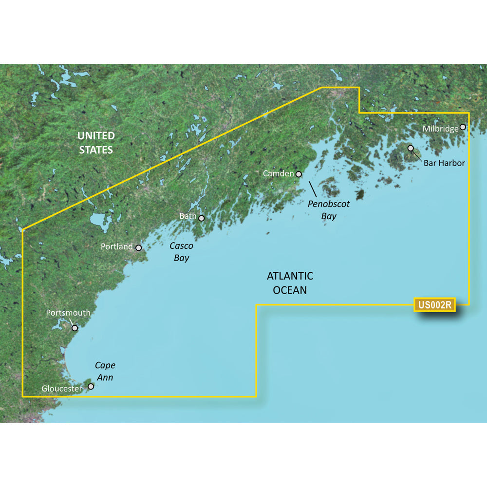 Garmin BlueChart g3 Vision HD - VUS002R - South Maine - microSD/SD [010-C0703-00] - Premium Garmin BlueChart Vision from Garmin - Just $309.99! 