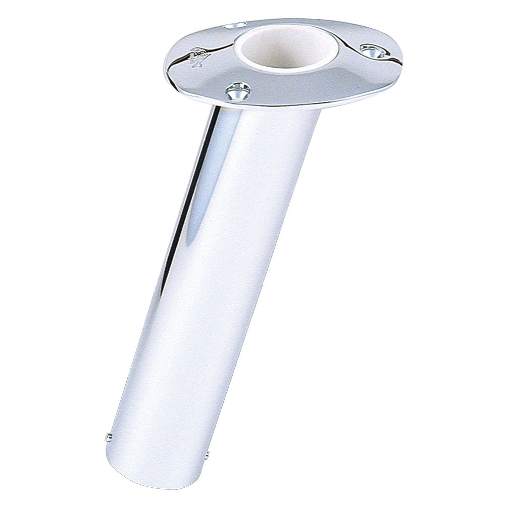 Lee's 15 Degree Stainless Steel Flush Mount Rod Holder - 2.25" O.D. [RH534HS] - Premium Rod Holders from Lee's Tackle - Just $114.99! 