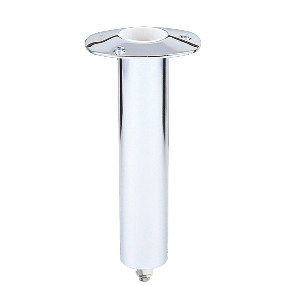 Lee's 0 Degree Stainless Steel Swivel Base Flush Mount Rod Holder - Medium - 2" OD X 6.5" Tube f/ Small Bent Butts [RH5167V] - Premium Rod Holders from Lee's Tackle - Just $132.99! 