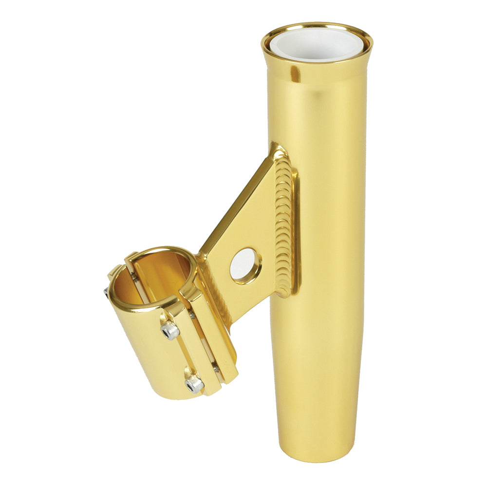 Lee's Clamp-On Rod Holder - Gold Aluminum - Vertical Mount - Fits 1.050" O.D. Pipe [RA5001GL] - Premium Rod Holders from Lee's Tackle - Just $146.99! 