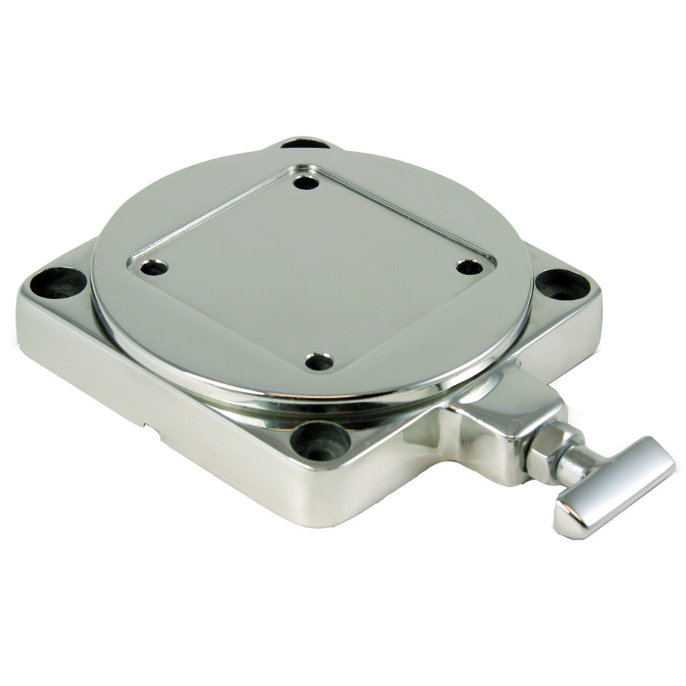 Cannon Stainless Steel Low Profile Swivel Base [1903002] - Premium Downrigger Accessories from Cannon - Just $176.99! 