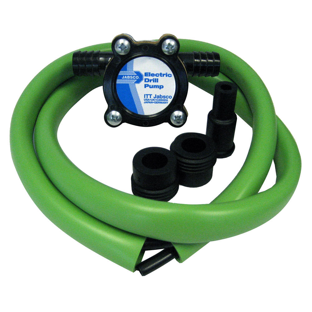 Jabsco Drill Pump Kit w/Hose [17215-0000] - Brand_Jabsco, Marine Plumbing & Ventilation, Marine Plumbing & Ventilation | Transfer Pumps, Winterizing, Winterizing | Oil Change Systems - Jabsco - Transfer Pumps