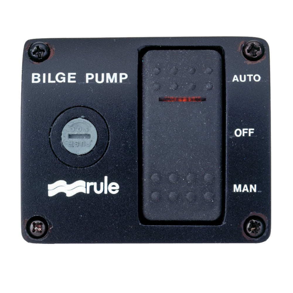 Rule Deluxe 3-Way Lighted Rocker Panel Switch [43] - Premium Bilge Pumps from Rule - Just $40.99! 