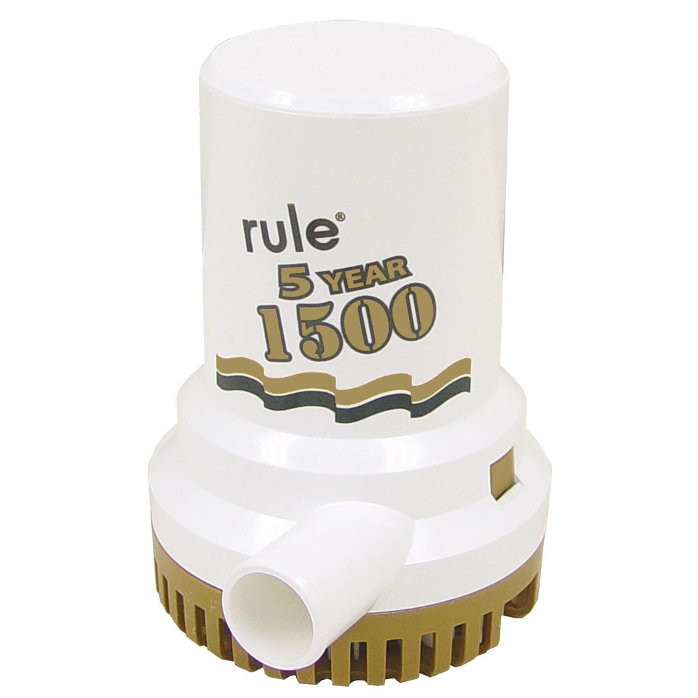 Rule 1500 G.P.H. "Gold Series" Bilge Pump [04] - Premium Bilge Pumps from Rule - Just $135.99! 