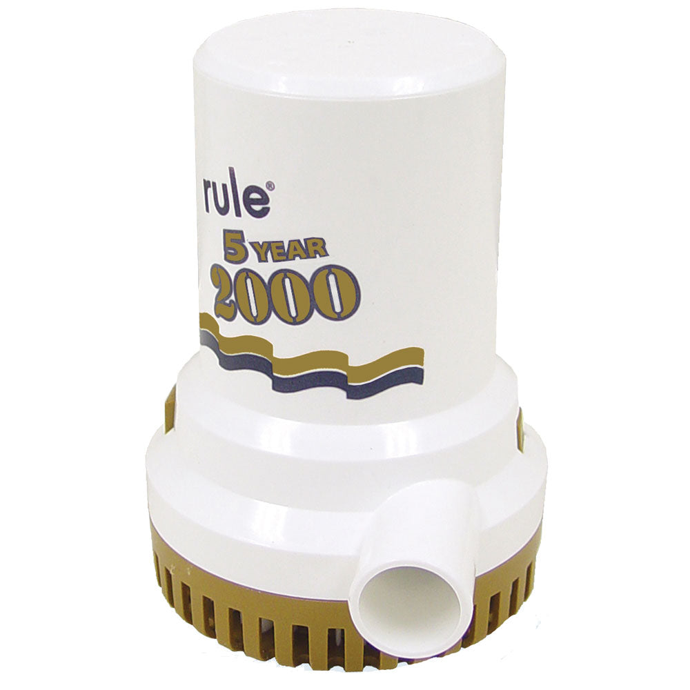 Rule 2000 G.P.H. "Gold Series" Bilge Pump [09] - Premium Bilge Pumps from Rule - Just $178.99! 