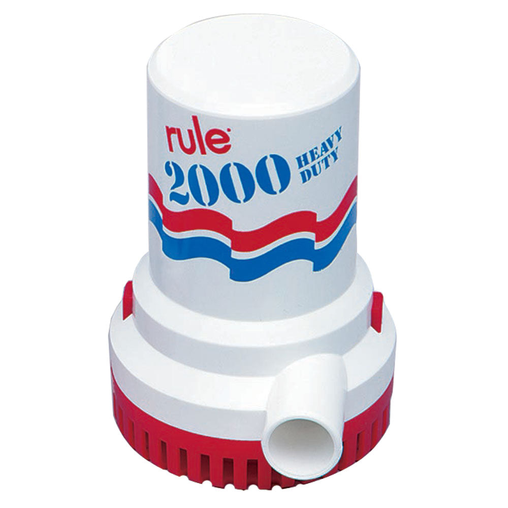 Rule 2000 G.P.H. Bilge Pump [10] - Premium Bilge Pumps from Rule - Just $154.99! 