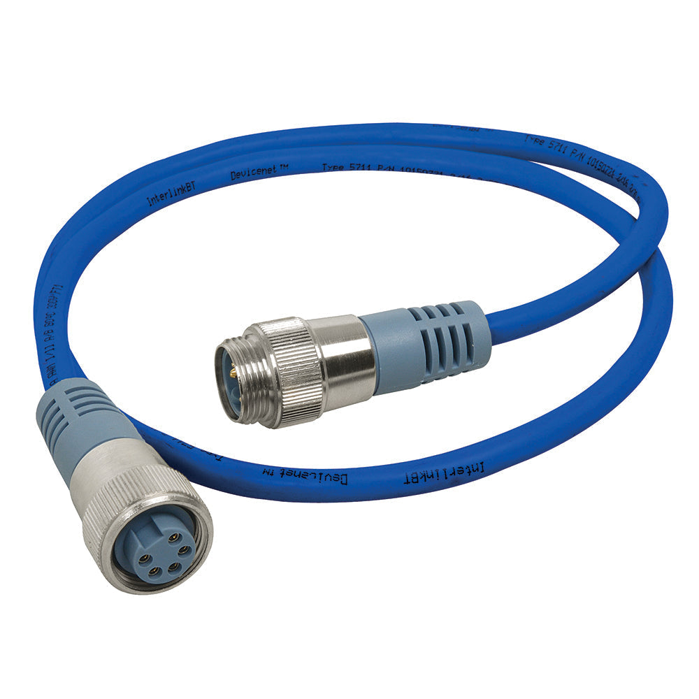 Maretron Mini Double Ended Cordset - Male to Female - 0.5M - Blue [NM-NB1-NF-00.5] - Premium NMEA Cables & Sensors from Maretron - Just $41.60! 