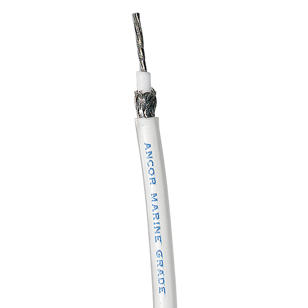 Ancor RG 8X White Tinned Coaxial Cable - 100 [151510] - Brand_Ancor, Communication, Communication | Accessories, Electrical, Electrical | Wire - Ancor - Wire
