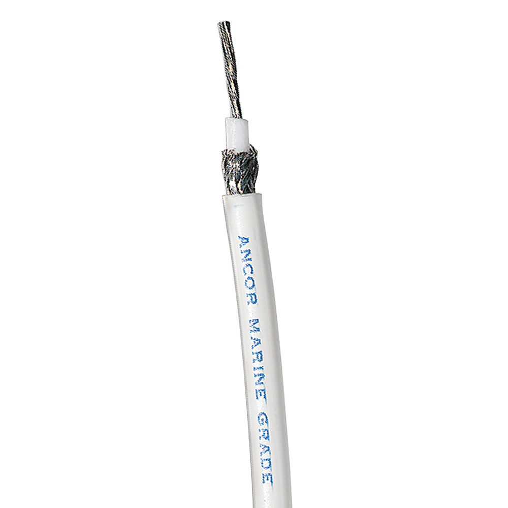 Ancor RG 8X White Tinned Coaxial Cable - 100 [151510] - Premium Wire from Ancor - Just $72.99! 