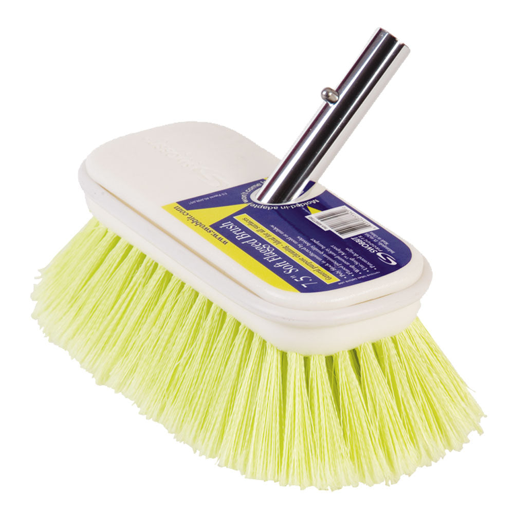 Swobbit 7.5" Soft Flagged Brush - Yellow [SW77345] - Boat Outfitting, Boat Outfitting | Cleaning, Brand_Swobbit, Winterizing, Winterizing | Cleaning - Swobbit - Cleaning