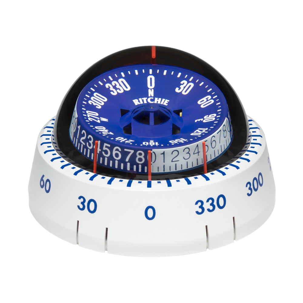 Ritchie XP-98W X-Port Tactician Compass - Surface Mount - White [XP-98W] - Premium Compasses from Ritchie - Just $107.99! 