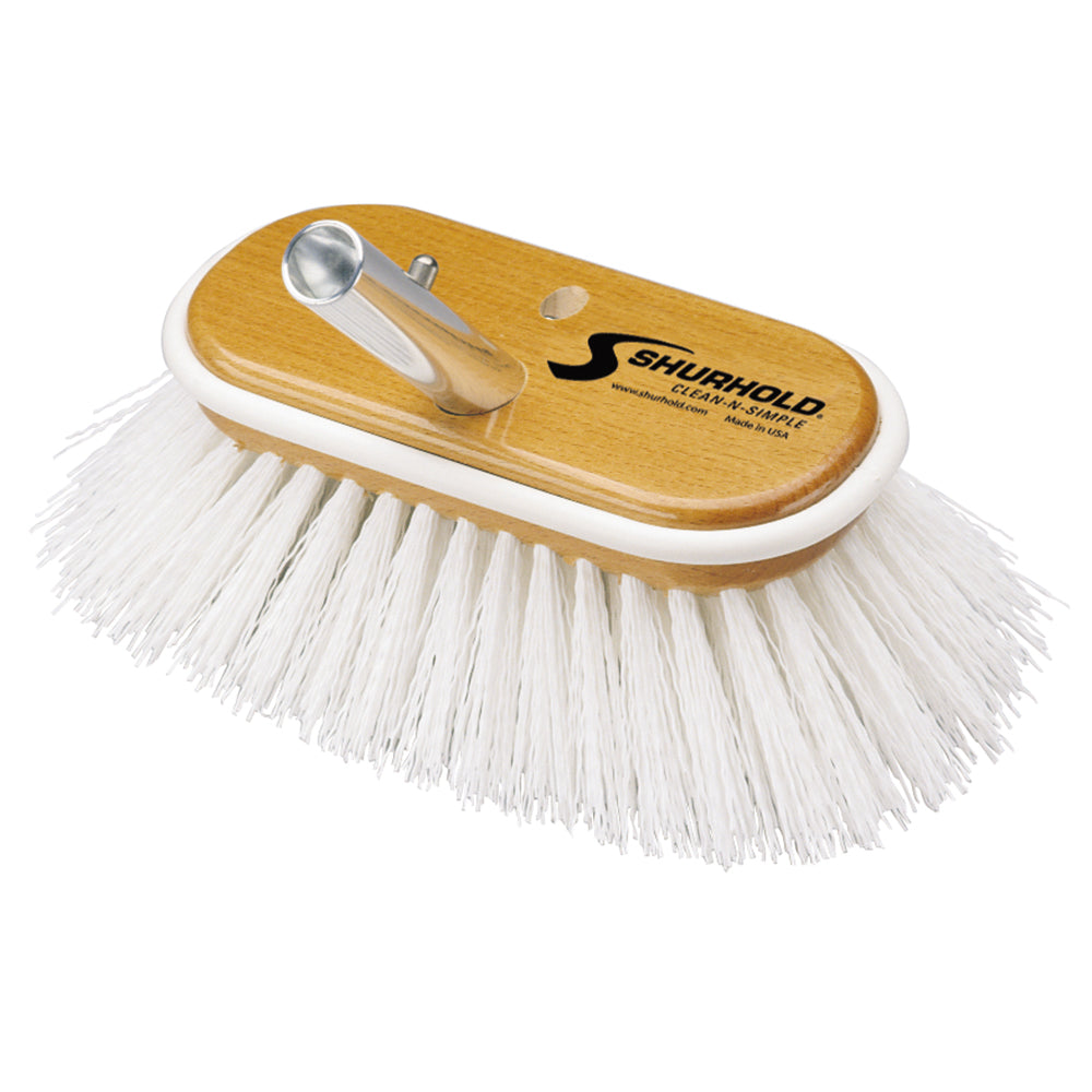 Shurhold 6" Polypropylene Stiff Bristle Deck Brush [950] - Premium Cleaning from Shurhold - Just $32.98! 