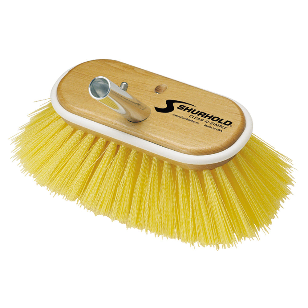 Shurhold 6" Polystyrene Medium Bristle Deck Brush [955] - Premium Cleaning from Shurhold - Just $32.98! 