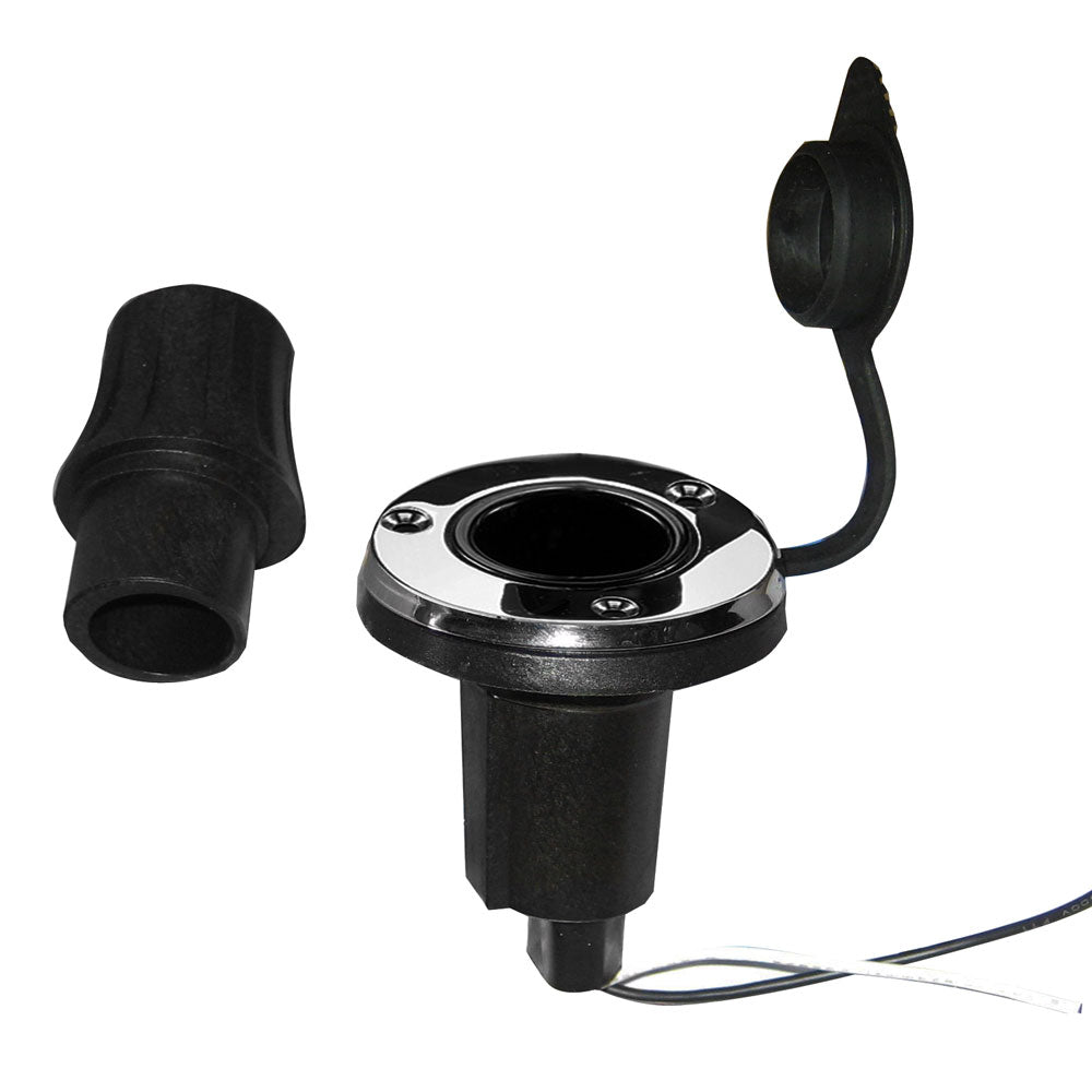 Perko Locking Collar Pole Light Mounting Base - 2 Pin - Round [1045P00DP] - Premium Accessories from Perko - Just $34.99! 