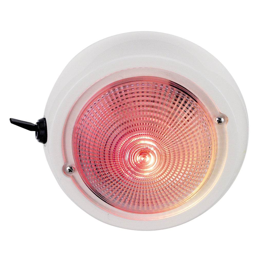 Perko Dome Light w/Red & White Bulbs [1263DP1WHT] - Premium Dome/Down Lights from Perko - Just $75.99! 