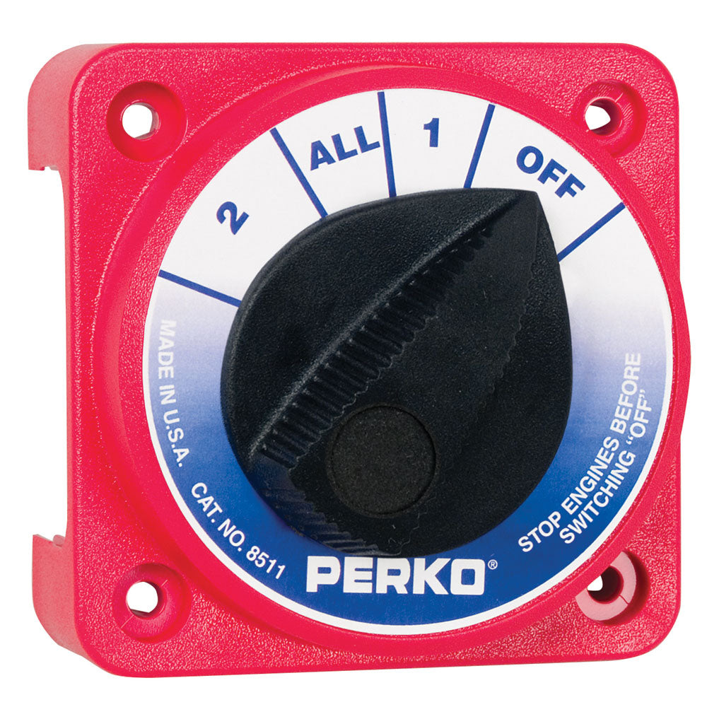 Perko Compact Medium Duty Battery Selector Switch w/o Key Lock [8511DP] - Premium Battery Management from Perko - Just $63.99! 