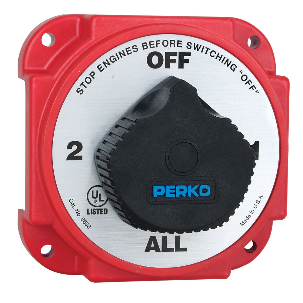 Perko Heavy Duty Battery Selector Switch w/Alternator Field Disconnect [8603DP] - Premium Battery Management from Perko - Just $191.99! 