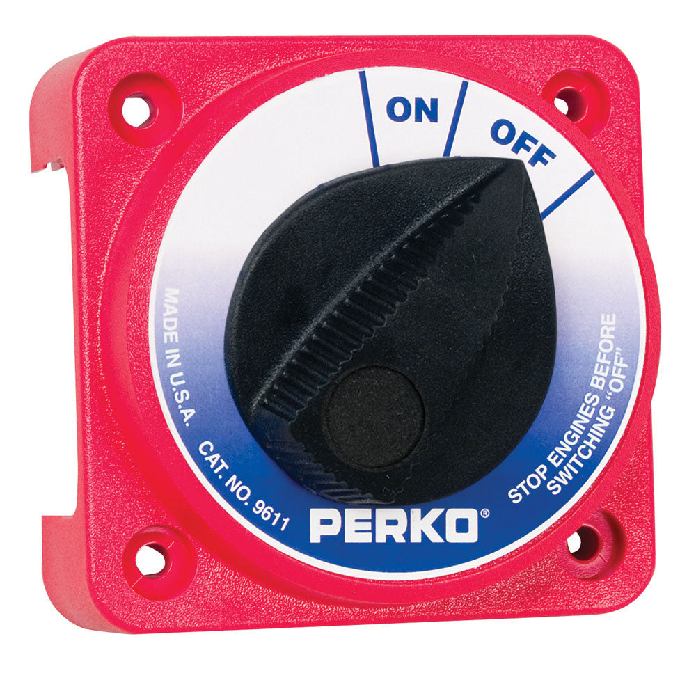 Perko 9611DP Compact Medium Duty Main Battery Disconnect Switch [9611DP] - Premium Battery Management from Perko - Just $63.99! 