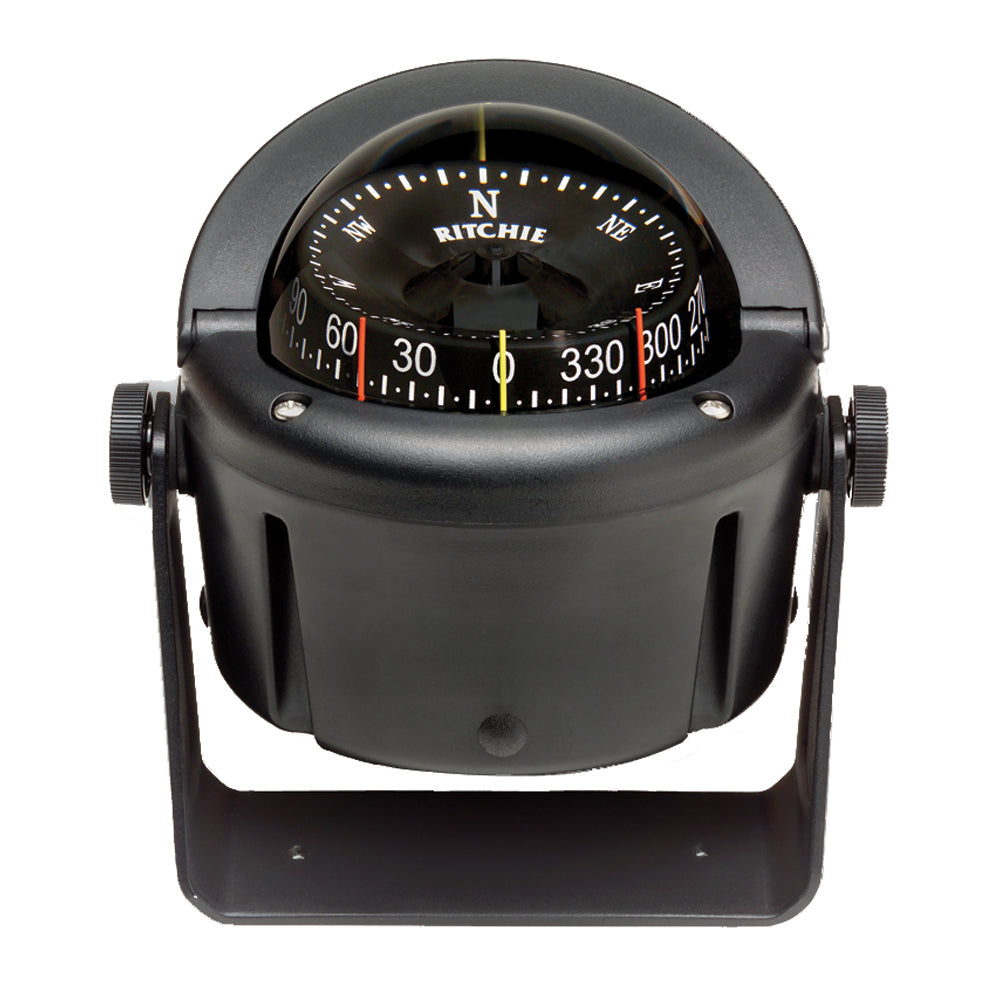 Ritchie HB-741 Helmsman Compass - Bracket Mount - Black [HB-741] - Brand_Ritchie, Marine Navigation & Instruments, Marine Navigation & Instruments | Compasses - Ritchie - Compasses