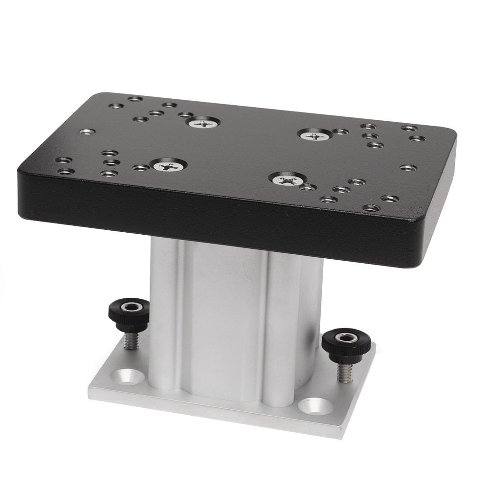 Cannon Aluminum Fixed Base Downrigger Pedestal - 4" [1904030] - Premium Downrigger Accessories from Cannon - Just $76.99! 