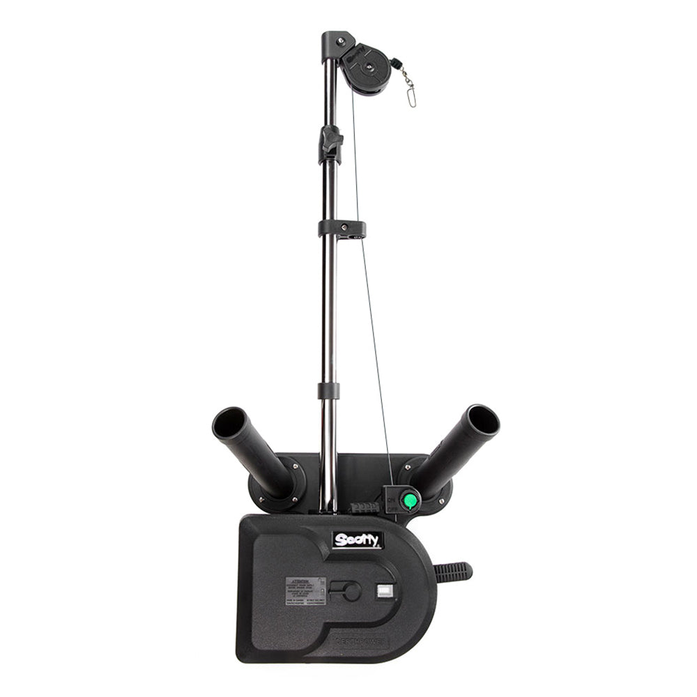 Scotty 1116 Propack 60" Telescoping Electric Downrigger w/ Dual Rod Holders and Swivel Base [1116] - Premium Downriggers from Scotty - Just $698.99! 