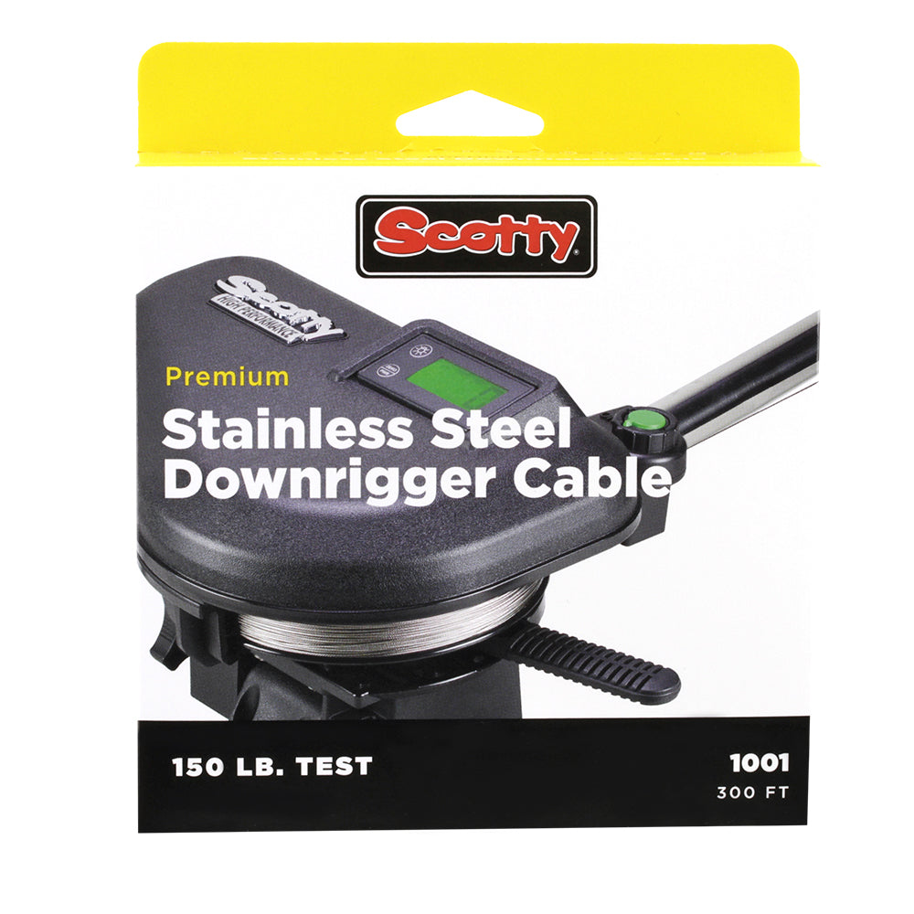 Scotty 200ft Premium Stainless Steel Replacement Cable [1000K] - Premium Downrigger Accessories from Scotty - Just $24.99! 