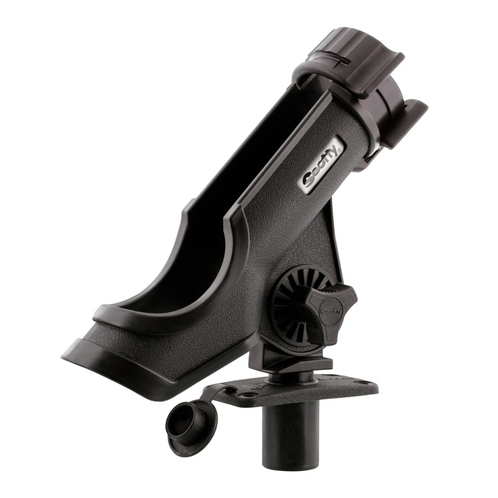 Scotty Powerlock Rod Holder Black w/244 Flush Deck Mount [231-BK] - Premium Rod Holders from Scotty - Just $24.99! 