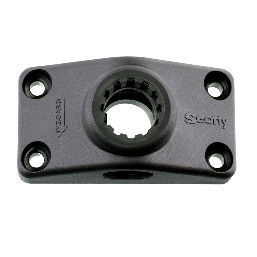 Scotty 241 Combination Side or Deck Mount - Black [241-BK] - Premium Accessories from Scotty - Just $7.99! 