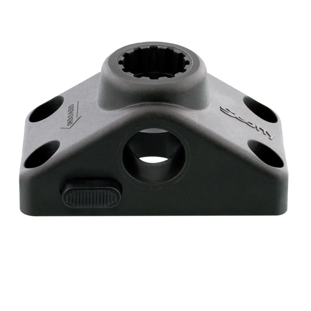 Scotty 241 Locking Combination Side or Deck Mount - Black [241L-BK] - Premium Accessories from Scotty - Just $9.99! 