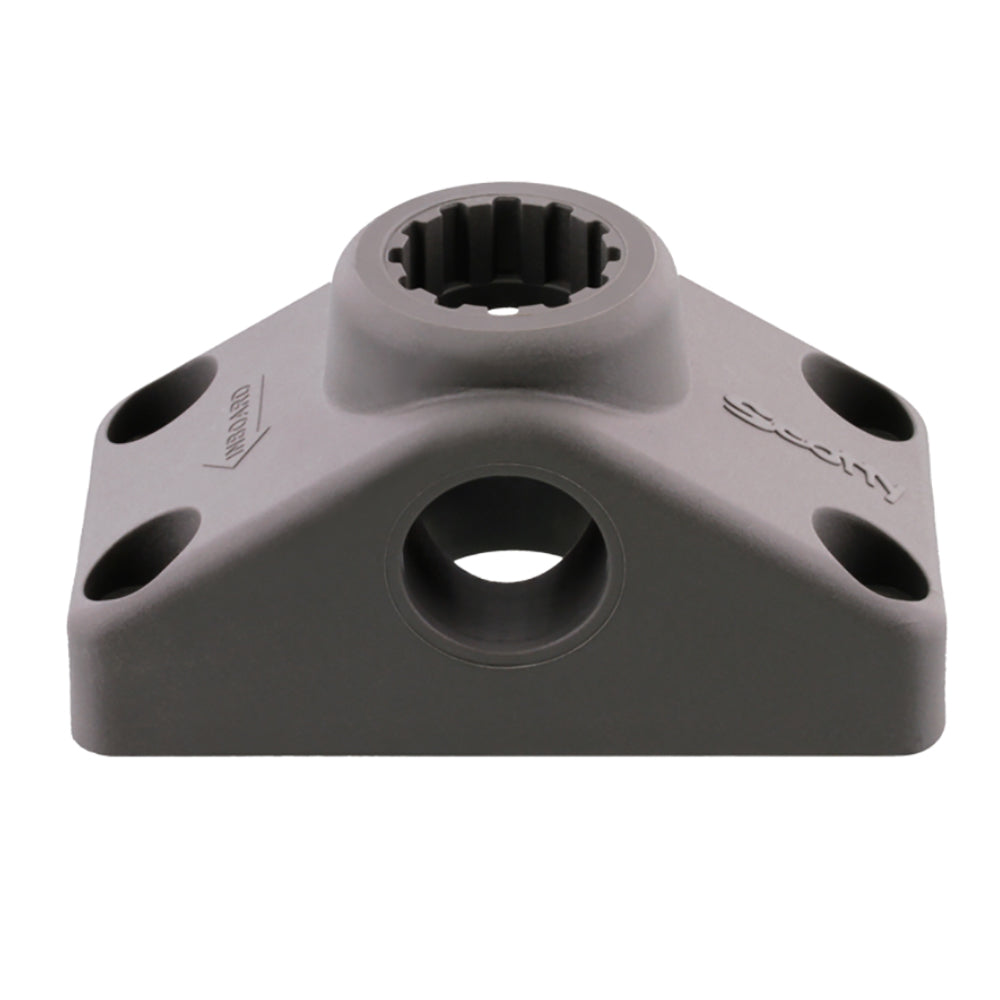 Scotty 241 Combination Side or Deck Mount - Grey [241-GR] - Premium Accessories from Scotty - Just $7.99! 