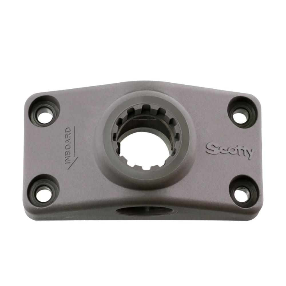 Scotty 241 Combination Side or Deck Mount - Grey [241-GR] - Premium Accessories from Scotty - Just $7.99! 