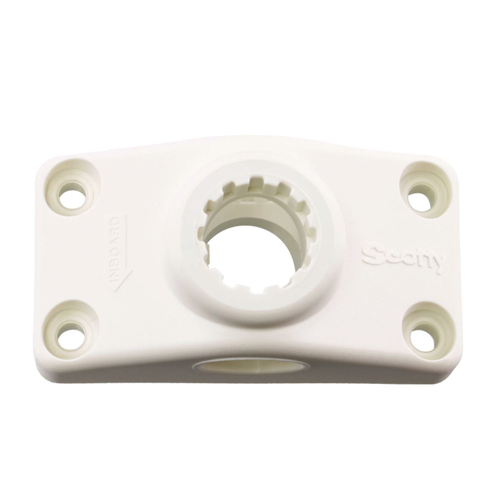 Scotty Combination Side / Deck Mount - White [241-WH] - Premium Accessories from Scotty - Just $6.99! 