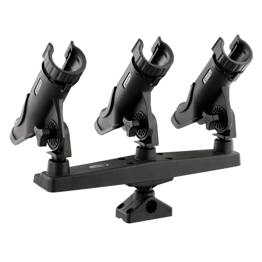 Scotty Triple Rod Holder w/3 230 Power Lock Rod Holders [256] - Premium Rod Holders from Scotty - Just $101.99! 