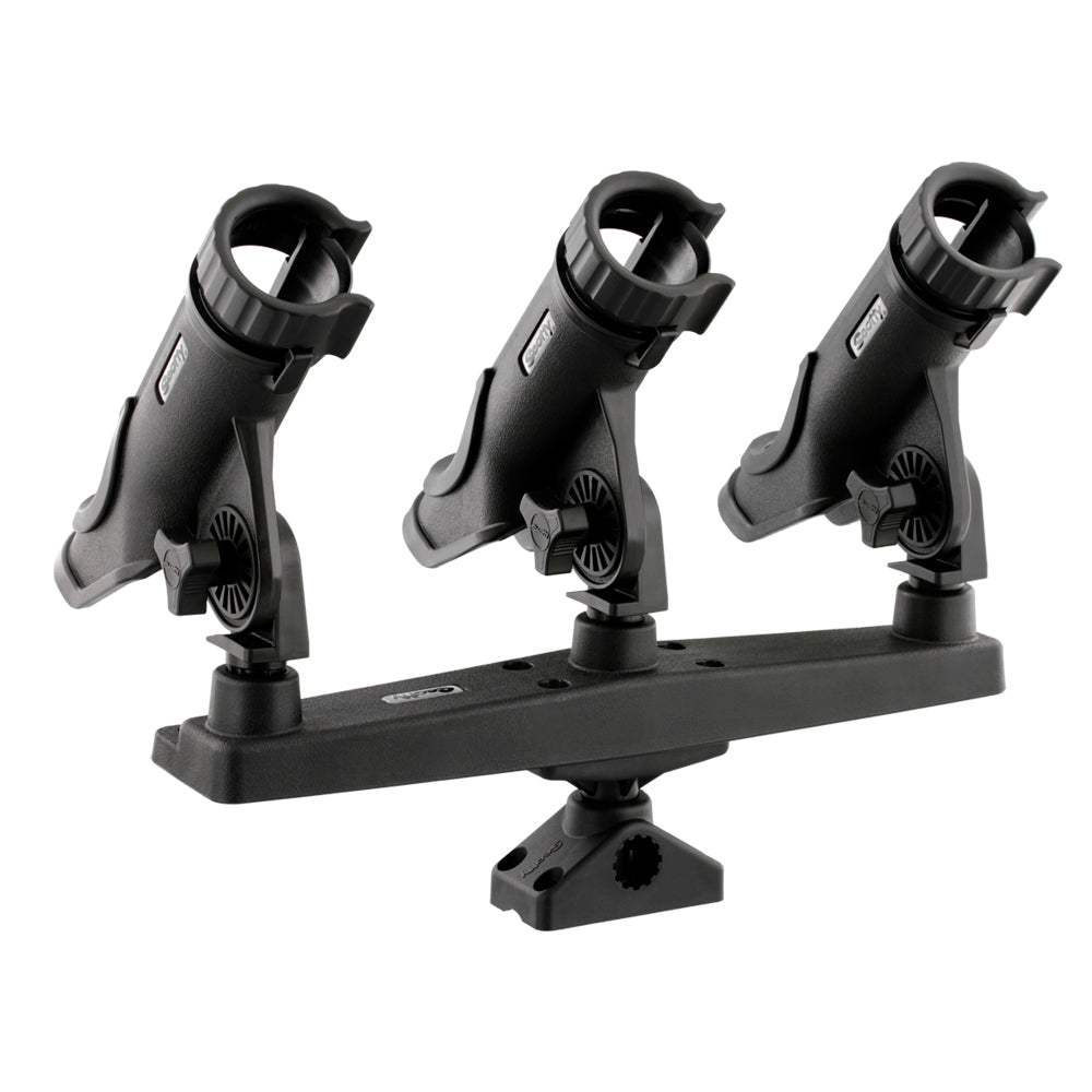 Scotty Triple Rod Holder w/3 230 Power Lock Rod Holders [256] - Premium Rod Holders from Scotty - Just $101.99! 