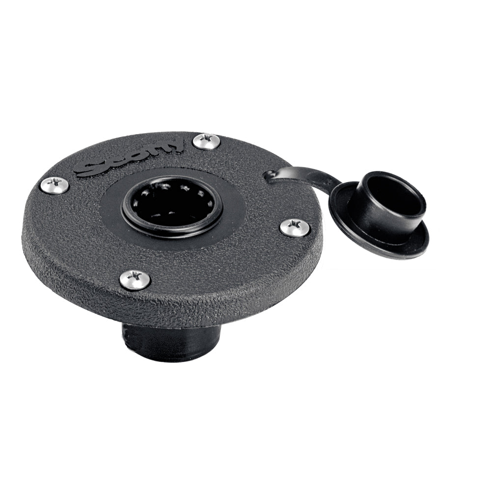 Scotty 344 Round Flush Deck Mount [344-BK] - Premium Rod Holders from Scotty - Just $10.99! 