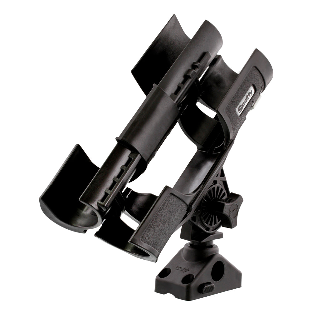 Scotty ORCA Rod Holder w/241L Side/Deck Mount [400-BK] - Premium Rod Holders from Scotty - Just $43.99! 