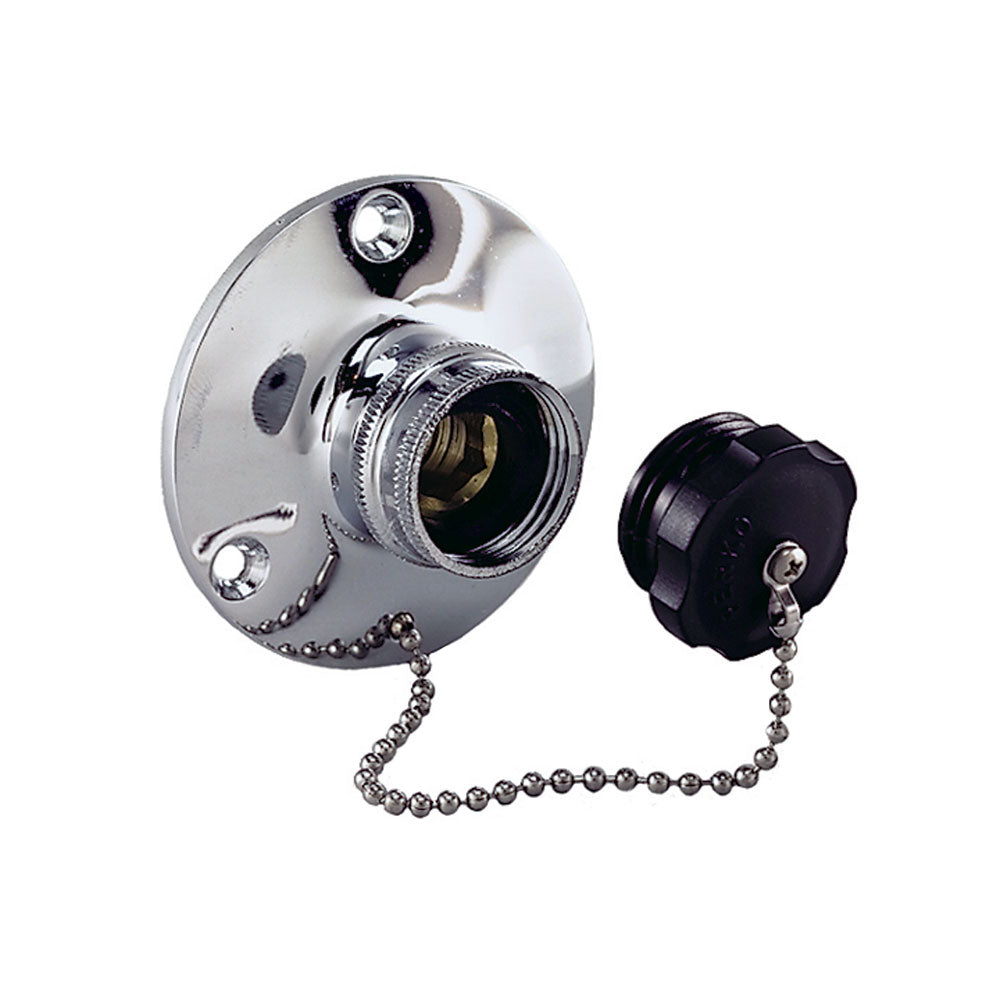 Perko Water Inlet Fitting w/Plug [0499DP0CHR] - Premium Fittings from Perko - Just $99.99! 