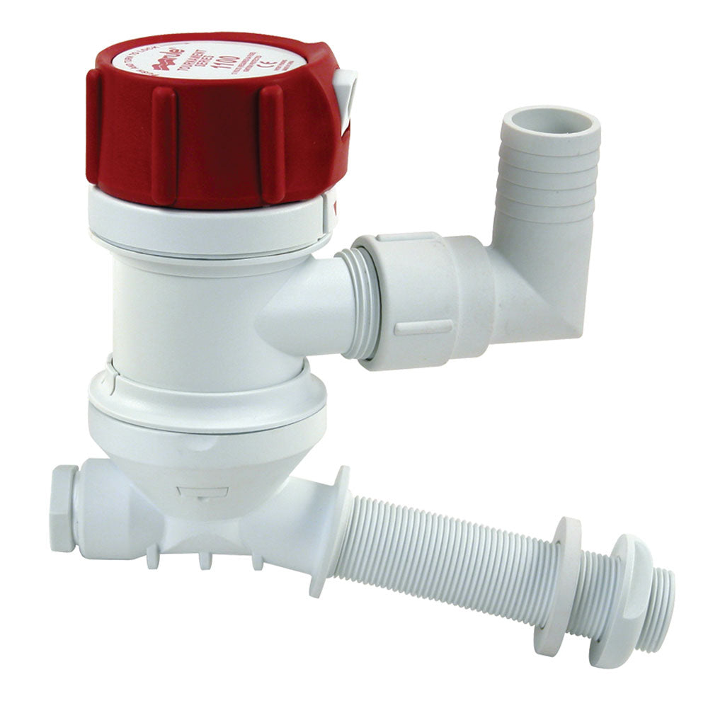 Rule "C" Tournament Series 500 GPH Livewell/Aerator w/ Angled Inlet [401C] - Premium Livewell Pumps from Rule - Just $63.99! 