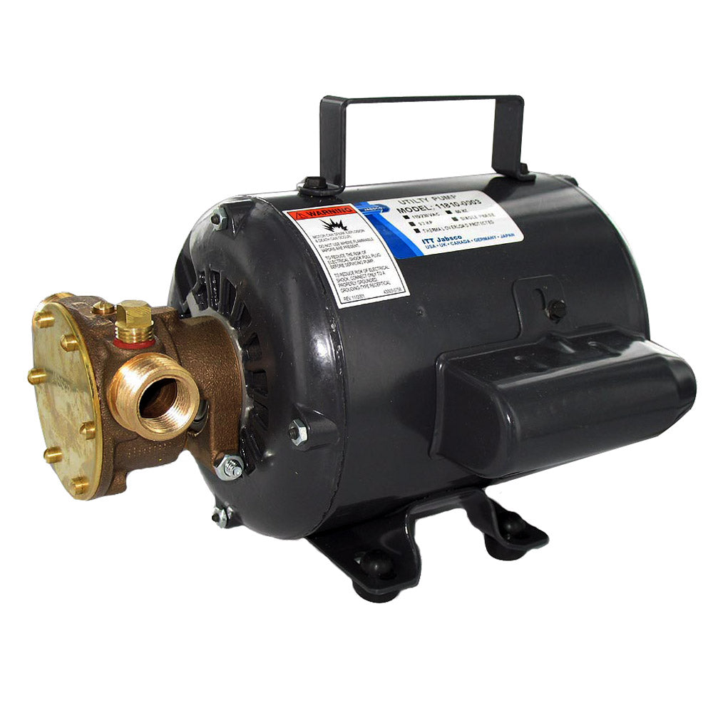 Jabsco Bronze AC Motor Pump Unit - 115v [11810-0003] - Premium Washdown / Pressure Pumps from Jabsco - Just $830.99! 