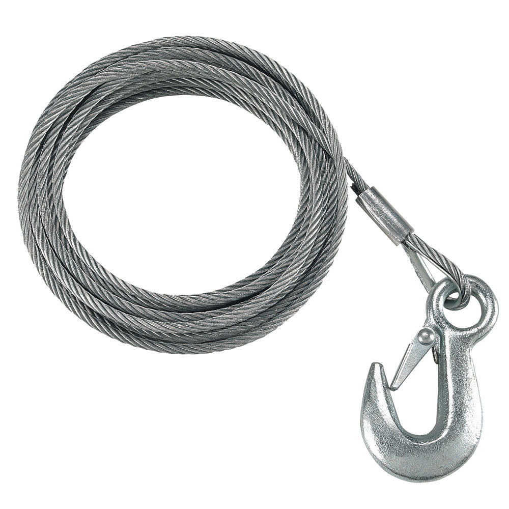 Fulton 3/16" x 25' Galvanized Winch Cable - 4,200 lbs. Breaking Strength [WC325 0100] - Brand_Fulton, Trailering, Trailering | Winch Straps & Cables - Fulton - Winch Straps & Cables