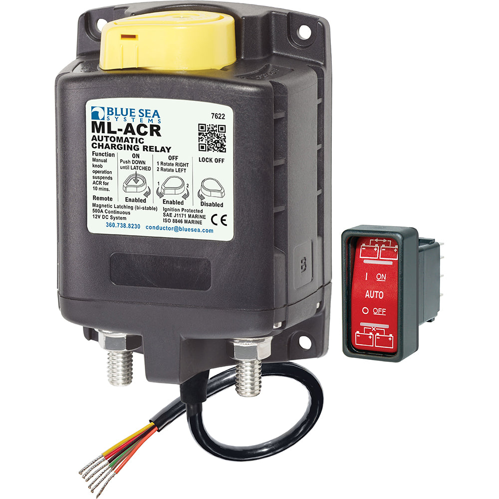 Blue Sea 7622 ML-Series Heavy Duty Automatic Charging Relay [7622] - Premium Battery Management from Blue Sea Systems - Just $233.99! 