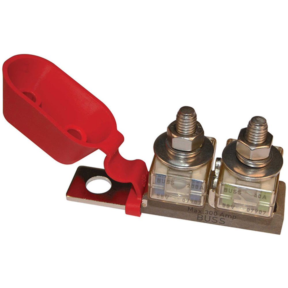 Blue Sea 2151 Terminal Fuse Block - 3/8" Mounting Hole - 2 Terminal Studs [2151] - Premium Busbars, Connectors & Insulators from Blue Sea Systems - Just $33.99! 