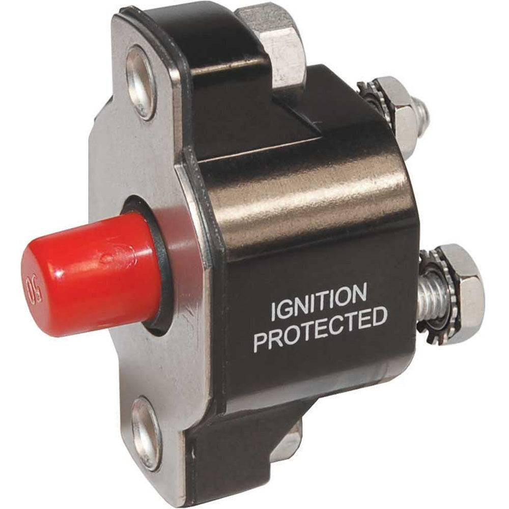 Blue Sea 2138 Medium Duty Push Button Reset-Only - 15A [2138] - Premium Circuit Breakers from Blue Sea Systems - Just $45.99! 