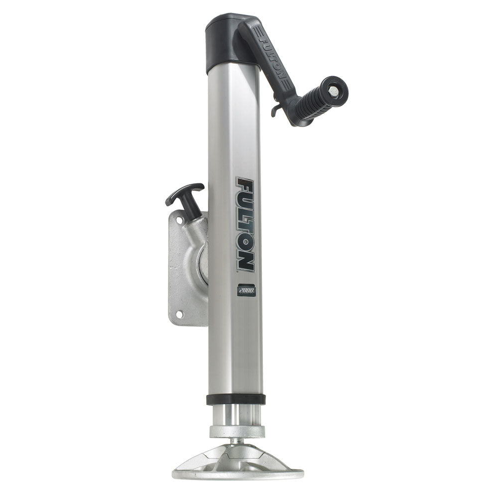 Fulton F2 Trailer Jack Bolt-On 2,000 lbs. Lift Capacity Adjustable Swivel w/Footplate [1413230134] - Premium Jacks & Dollies from Fulton - Just $312.99! 