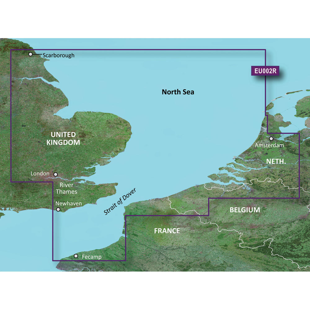 Garmin BlueChart g3 HD - HXEU002R - Dover to Amsterdam  England Southeast - microSD/SD [010-C0761-20] - Premium Garmin BlueChart Foreign from Garmin - Just $119.99! 