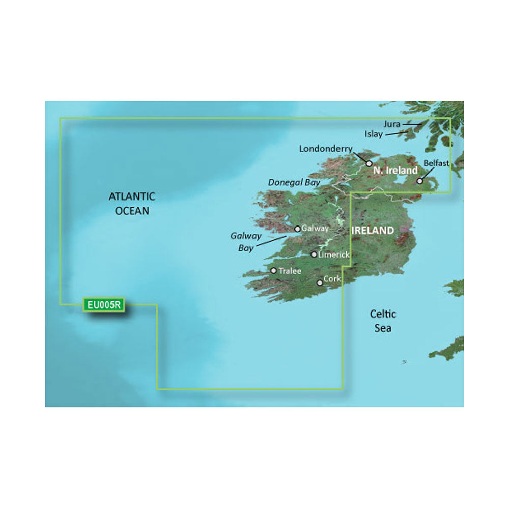 Garmin BlueChart g3 HD - HEU005R - Ireland, West Coast - microSD/SD [010-C0764-20] - Premium Garmin BlueChart Foreign from Garmin - Just $119.99! 