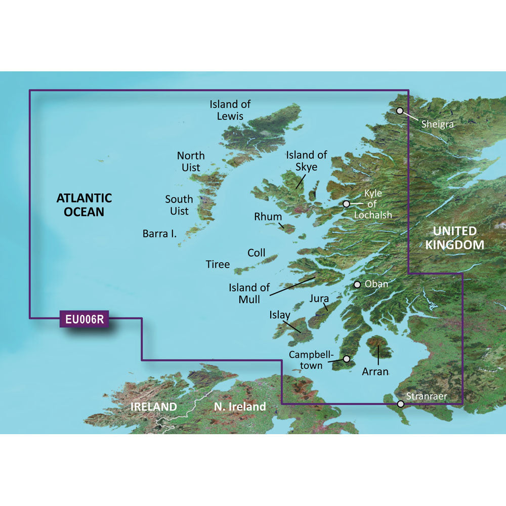 Garmin BlueChart g3 HD - HXEU006R - Scotland West Coast - microSD/SD [010-C0765-20] - Premium Garmin BlueChart Foreign from Garmin - Just $119.99! 