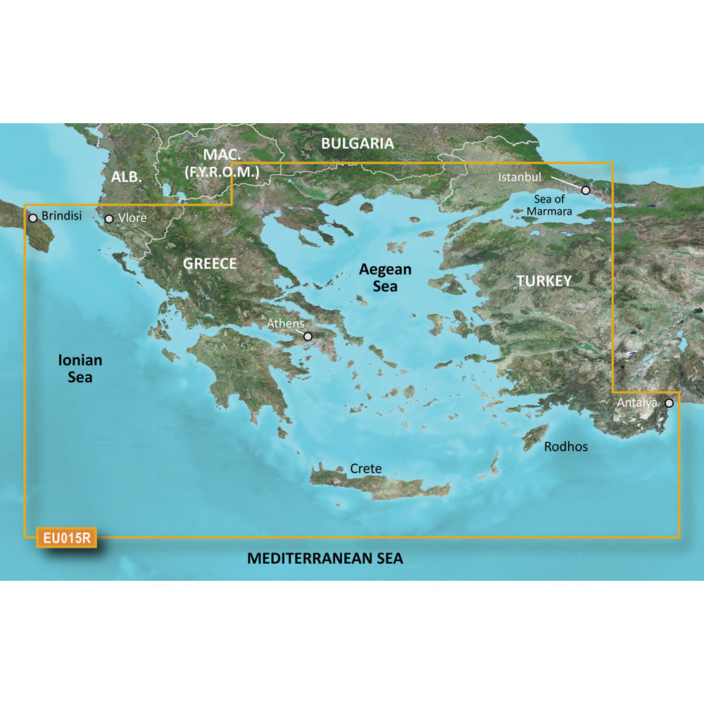 Garmin BlueChart g3 HD - HXEU015R Aegean Sea  Sea of Marmara - microSD/SD [010-C0773-20] - Premium Garmin BlueChart Foreign from Garmin - Just $119.99! 