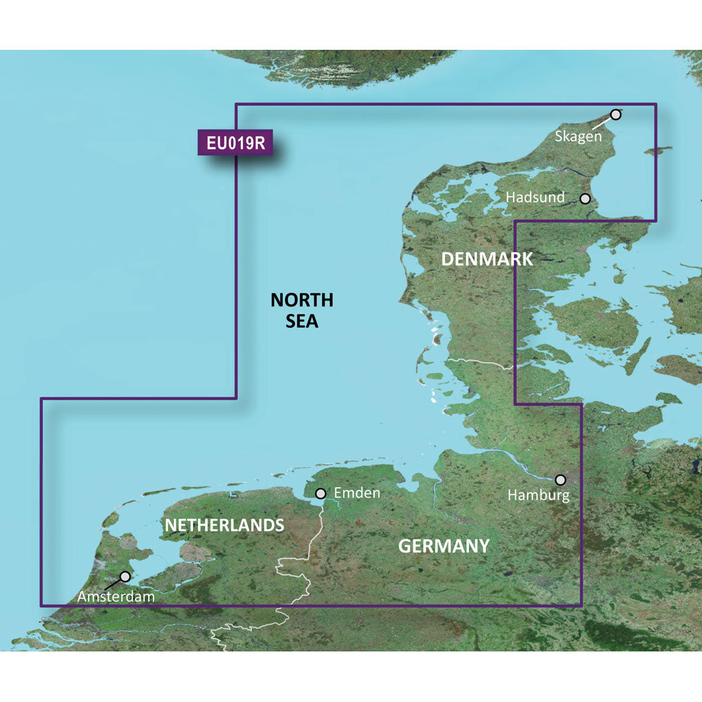 Garmin BlueChart g3 HD - HXEU019R - Alborg to Amsterdam - microSD/SD [010-C0776-20] - Premium Garmin BlueChart Foreign from Garmin - Just $119.99! 